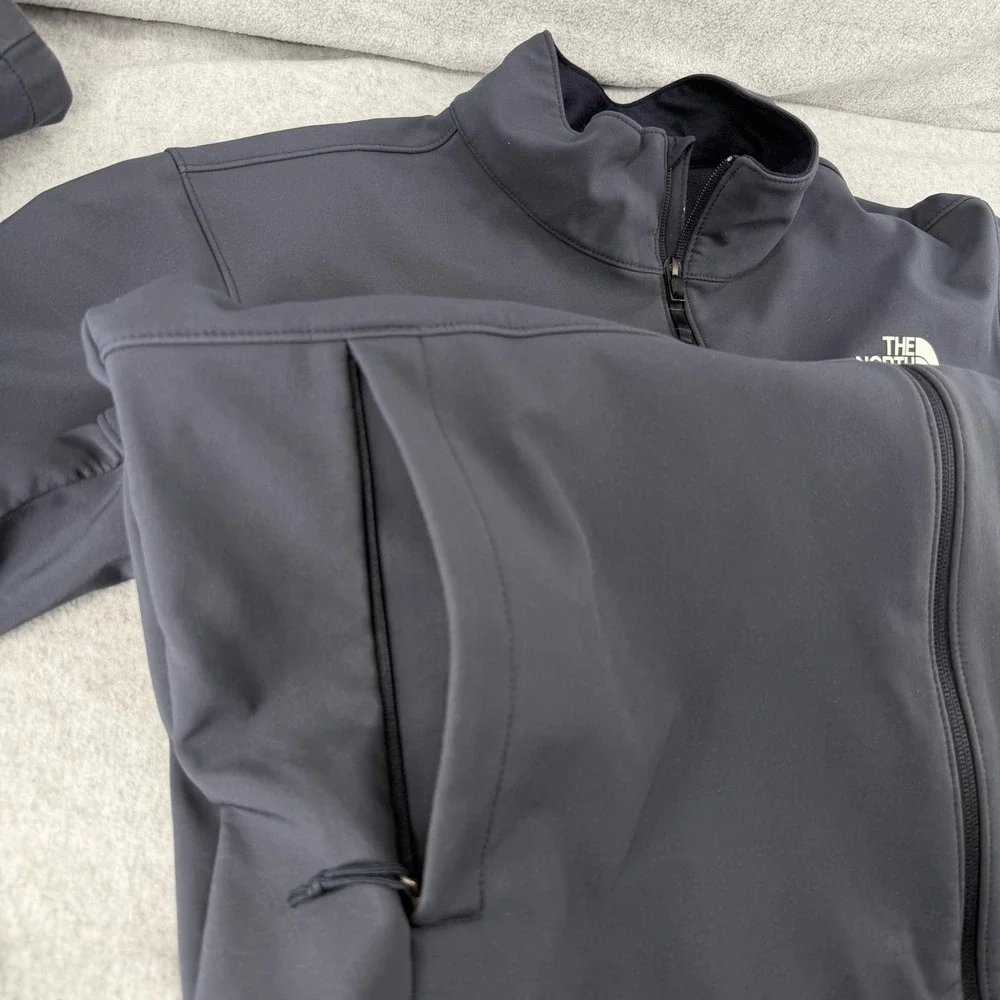 The North Face Apex Bionic Softshell Jacket Mens XL Blue Full Zip NF0A5EHARG1